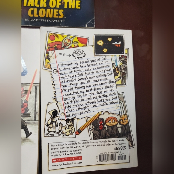 :5 STAR WARS Kids Books children graphic illustrated books jedi academy starwars - Picture 7 of 15